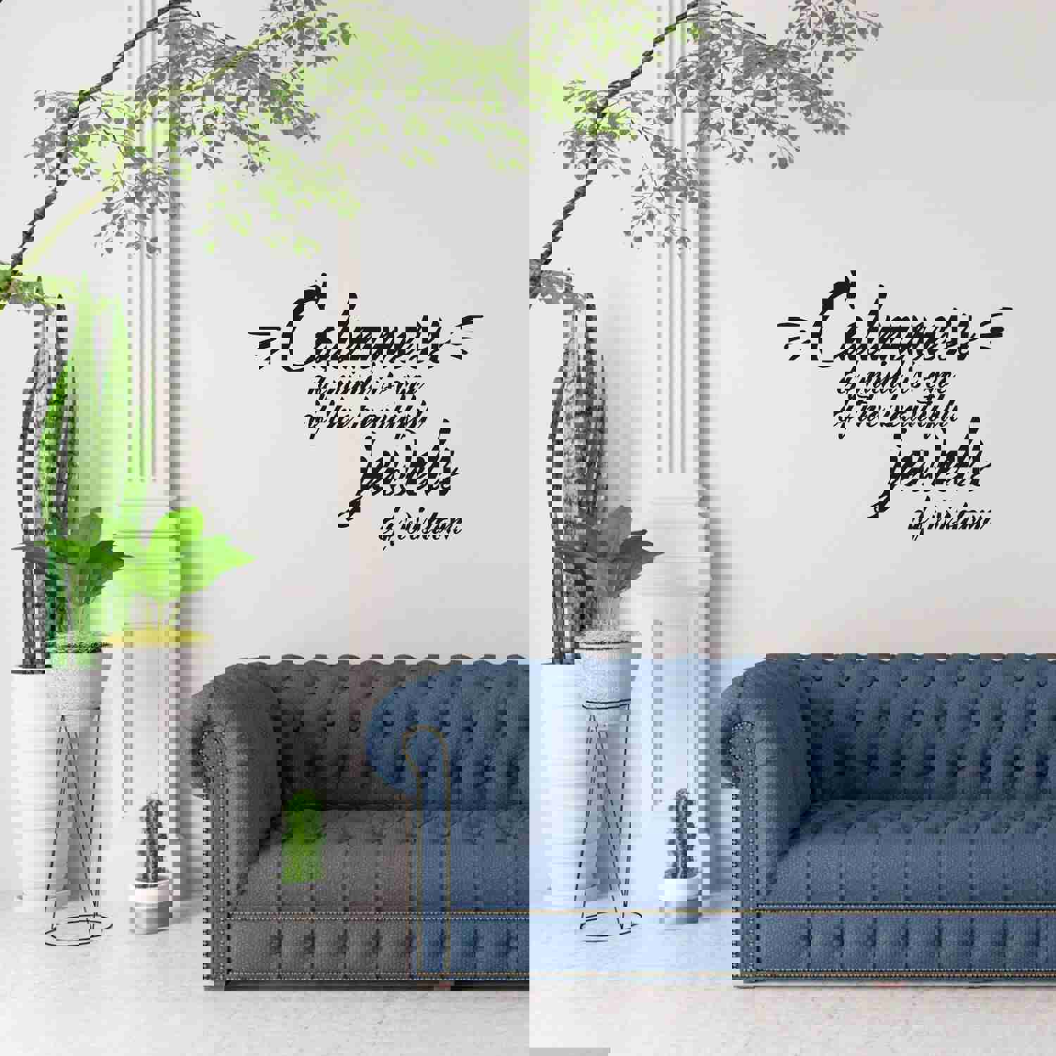 Reading Quotes Vinyl Wall Sticker Art Decal - Calmness Of Mind