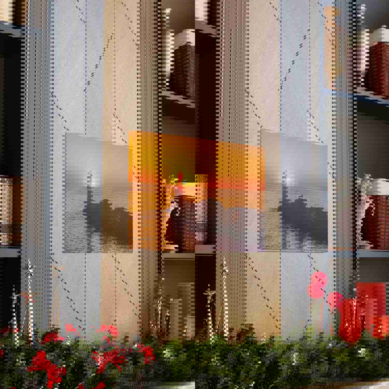 Premium Sunset Forest Floral Nature Photography Canvas Wall Art for Home Decor