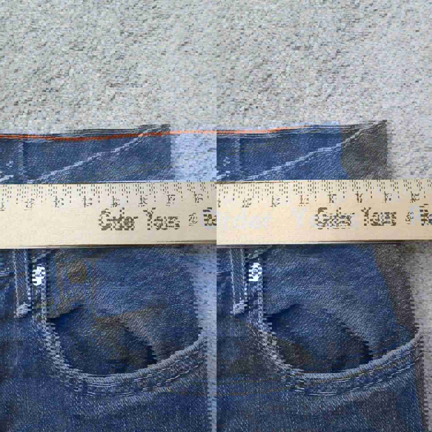Eddie Bauer Men's Blue Denim Straight Leg Jeans W34XL34 High Rise Outdoor Workwear