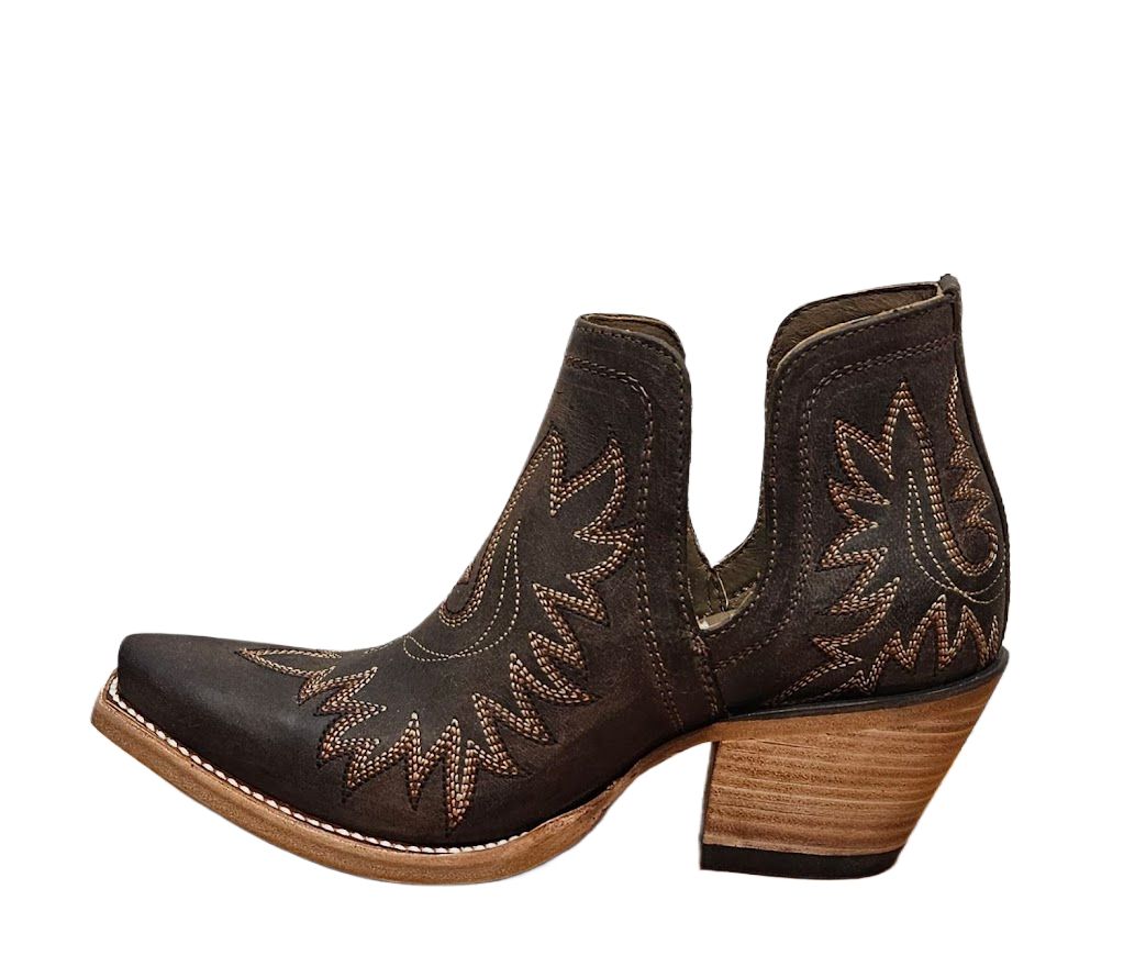 Ariat Womens Dixon Western Boot - Weathered Brown, C Wide