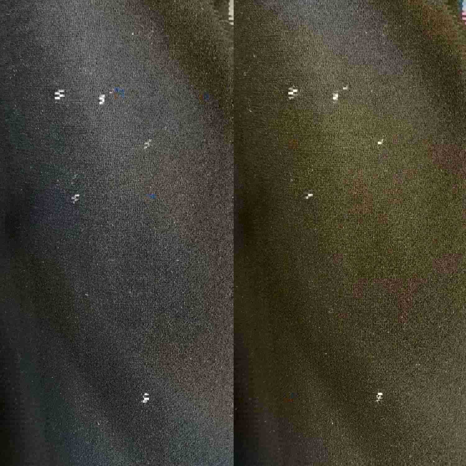 Vintage 1950s Black V-Neck Wool Dress by DeTrano