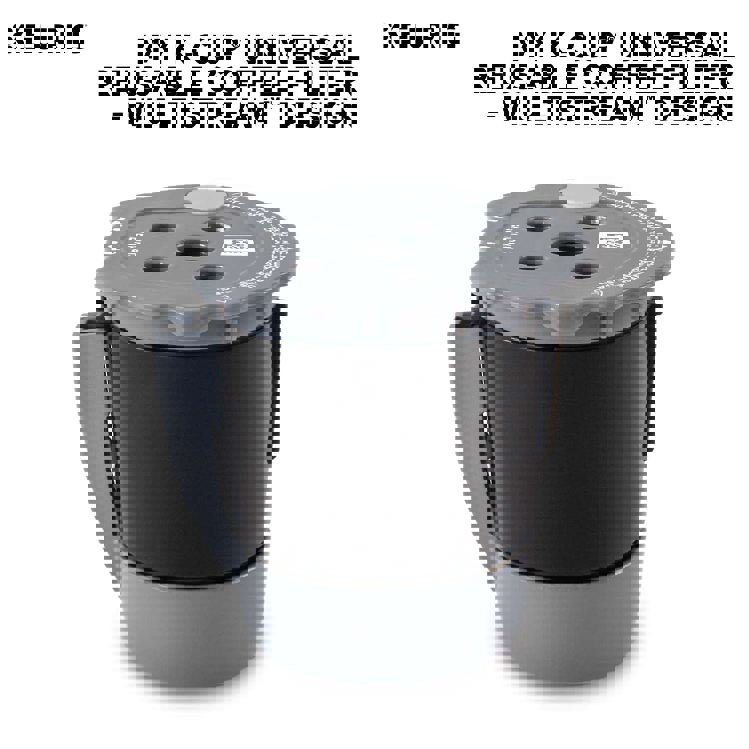 Keurig My K-Cup Universal Reusable Filter with MultiStream Technology - Gray