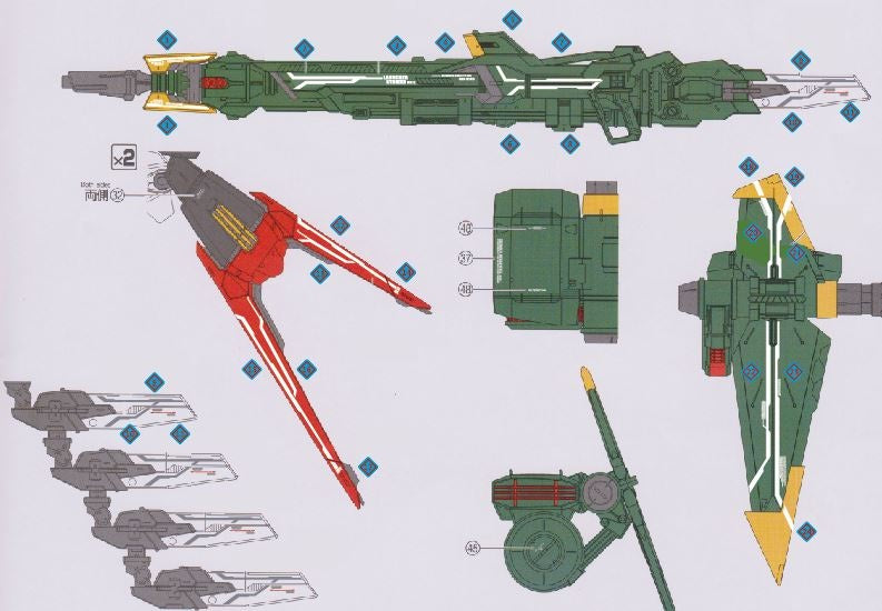 Delpi Decal - PG Perfect Strike Gundam Water Decal Set