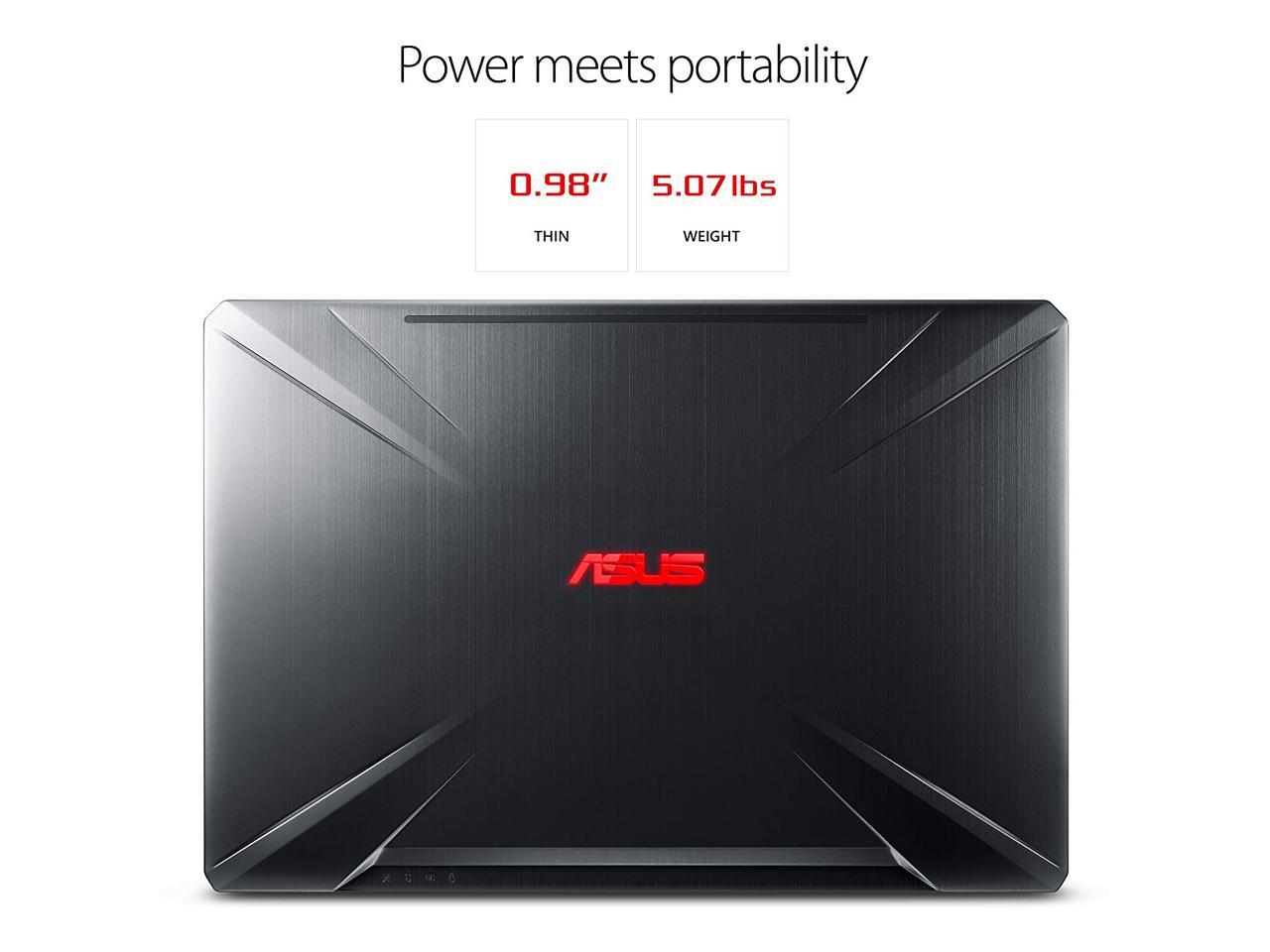 2019 ASUS TUF Powerful Gaming Laptop (16GB RAM/256GB SSD + 1TB HDD, GTX 1060 6GB)
