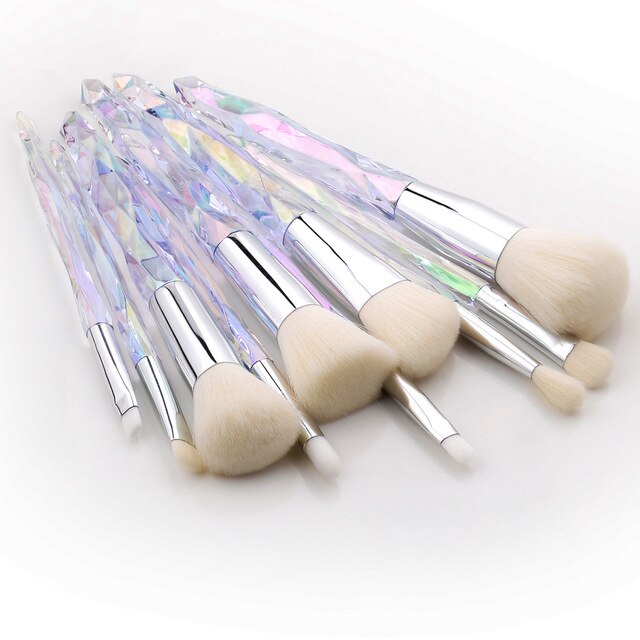 10/15Pcs Makeup Brushes Set - Synthetic Hair Cosmetic Brushes for Foundation, Blush, Eyeshadow & More