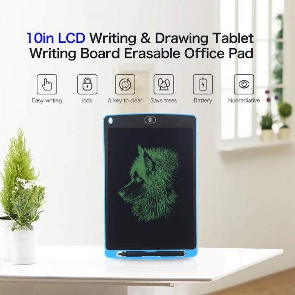 10 Inch LCD Writing Tablet for Kids - Digital Drawing Board with Erase Button