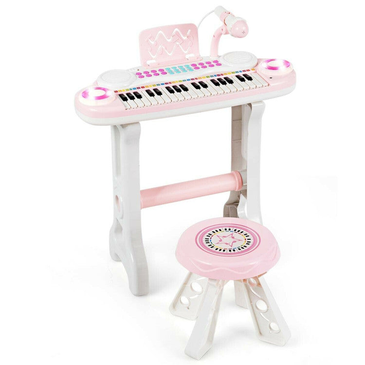 Costway 37-key Kids Electronic Piano Keyboard Playset