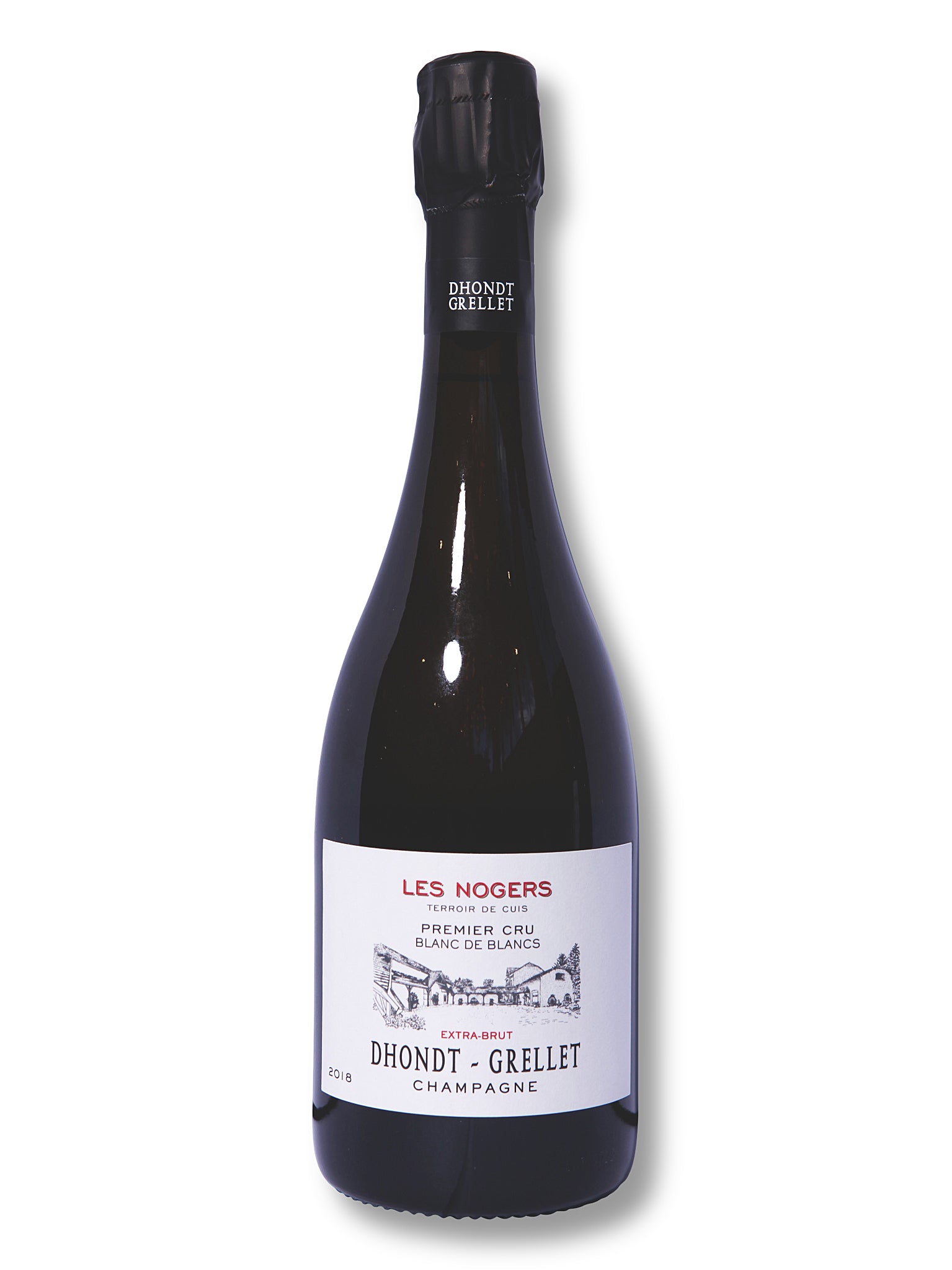 2018 Dhondt-Grellet Extra Brut Blanc de Blancs Les Nogers Premier Cru Champagne