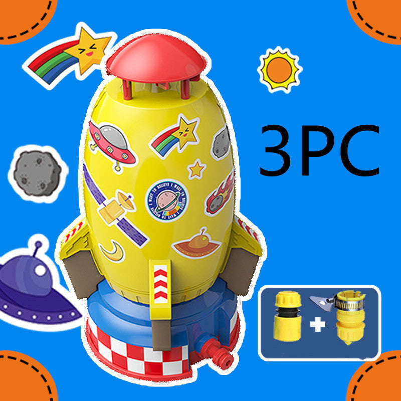 Rocket Launcher Toys for Kids - Outdoor Water Pressure Sprinkler Toy