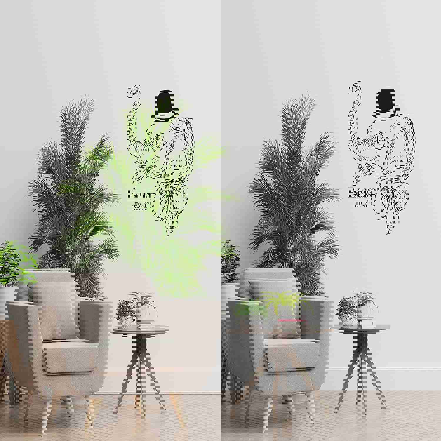 Excuse Me Elephant Quote Vinyl Wall Sticker Decal - Animal Life Quote