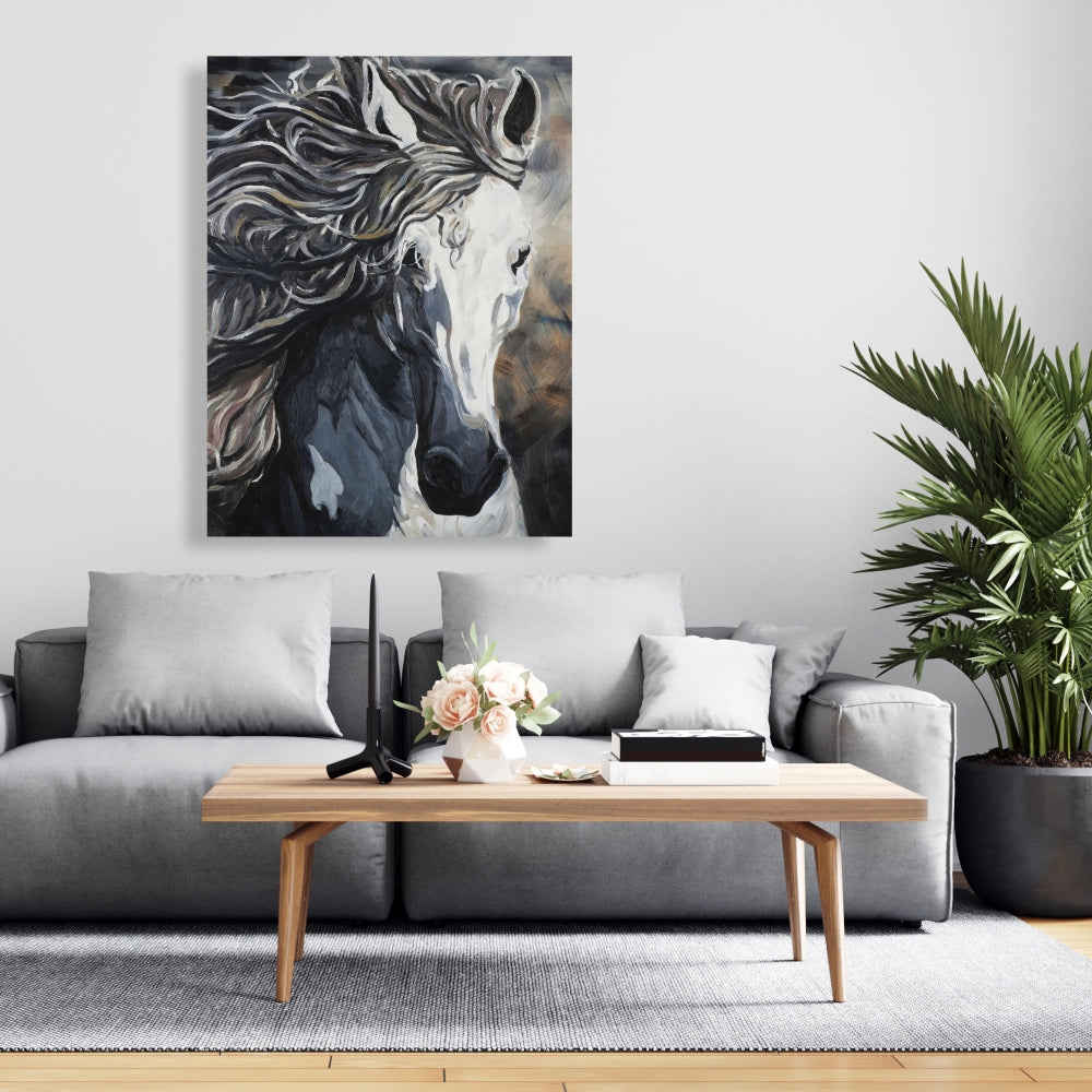 Front Wild Horse Fine Art Gallery Wrapped Canvas 24x36