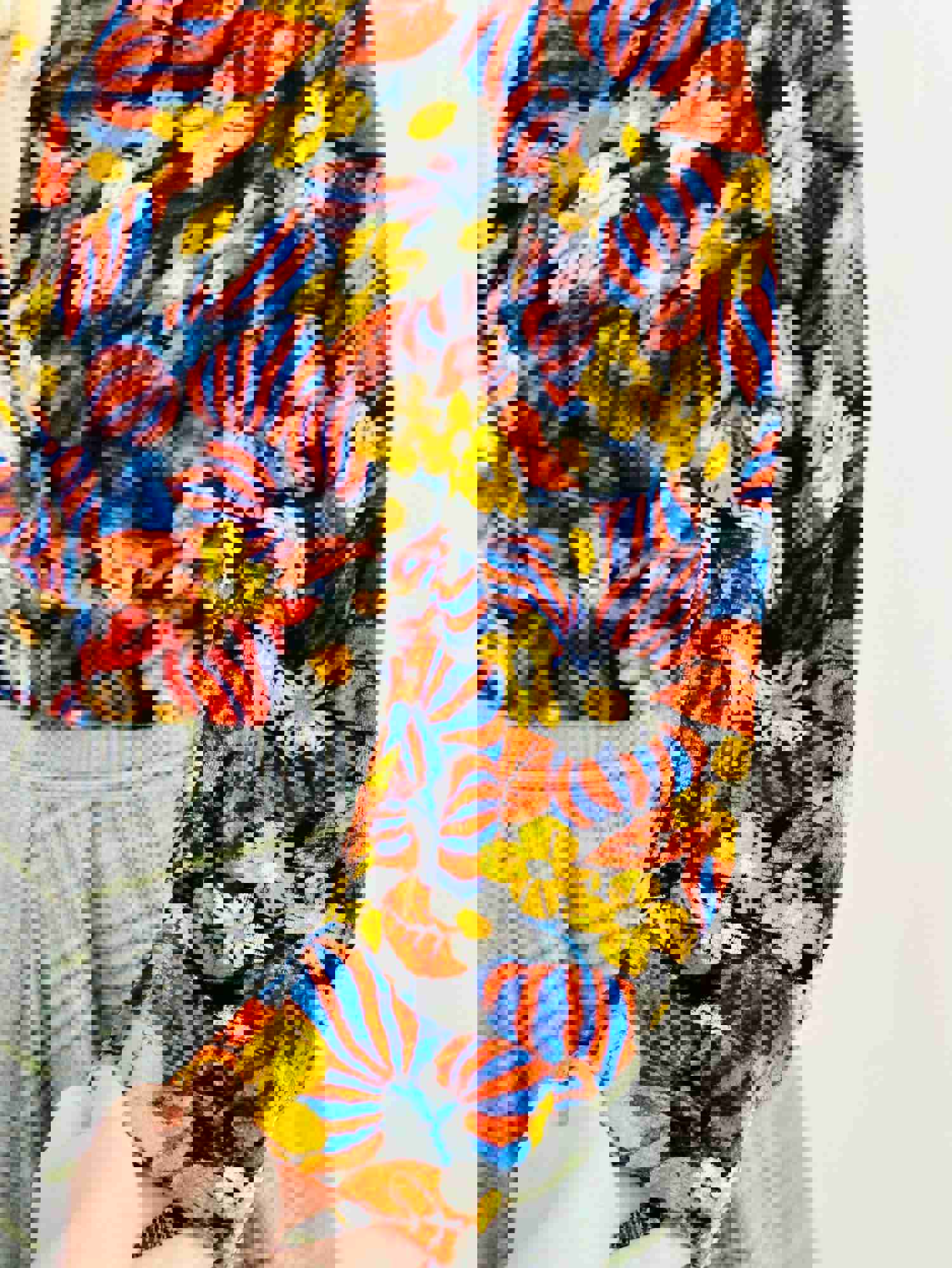 Vintage 1970s Floral Velvet Cropped Jacket