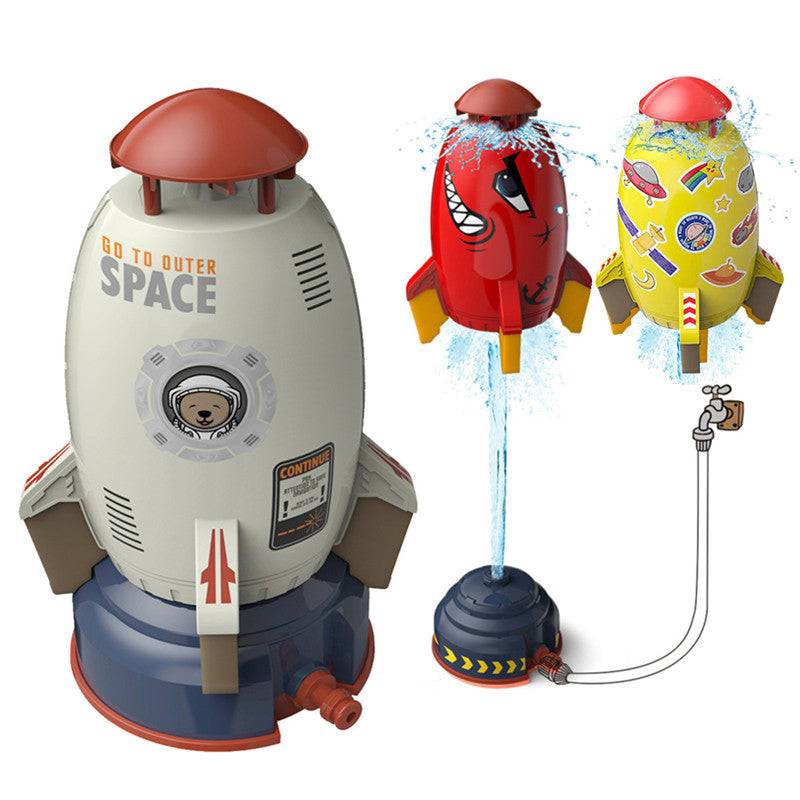Rocket Launcher Toys for Kids - Outdoor Water Pressure Sprinkler Toy