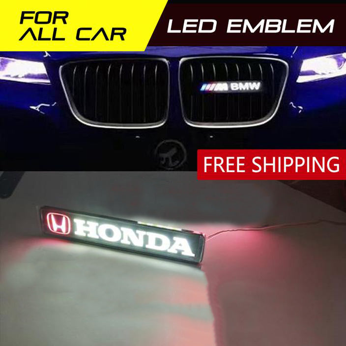 High Quality LED Emblem Grill Badge for Honda Front Grilles