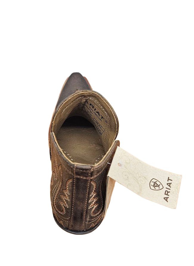 Ariat Womens Dixon Western Boot - Weathered Brown, C Wide