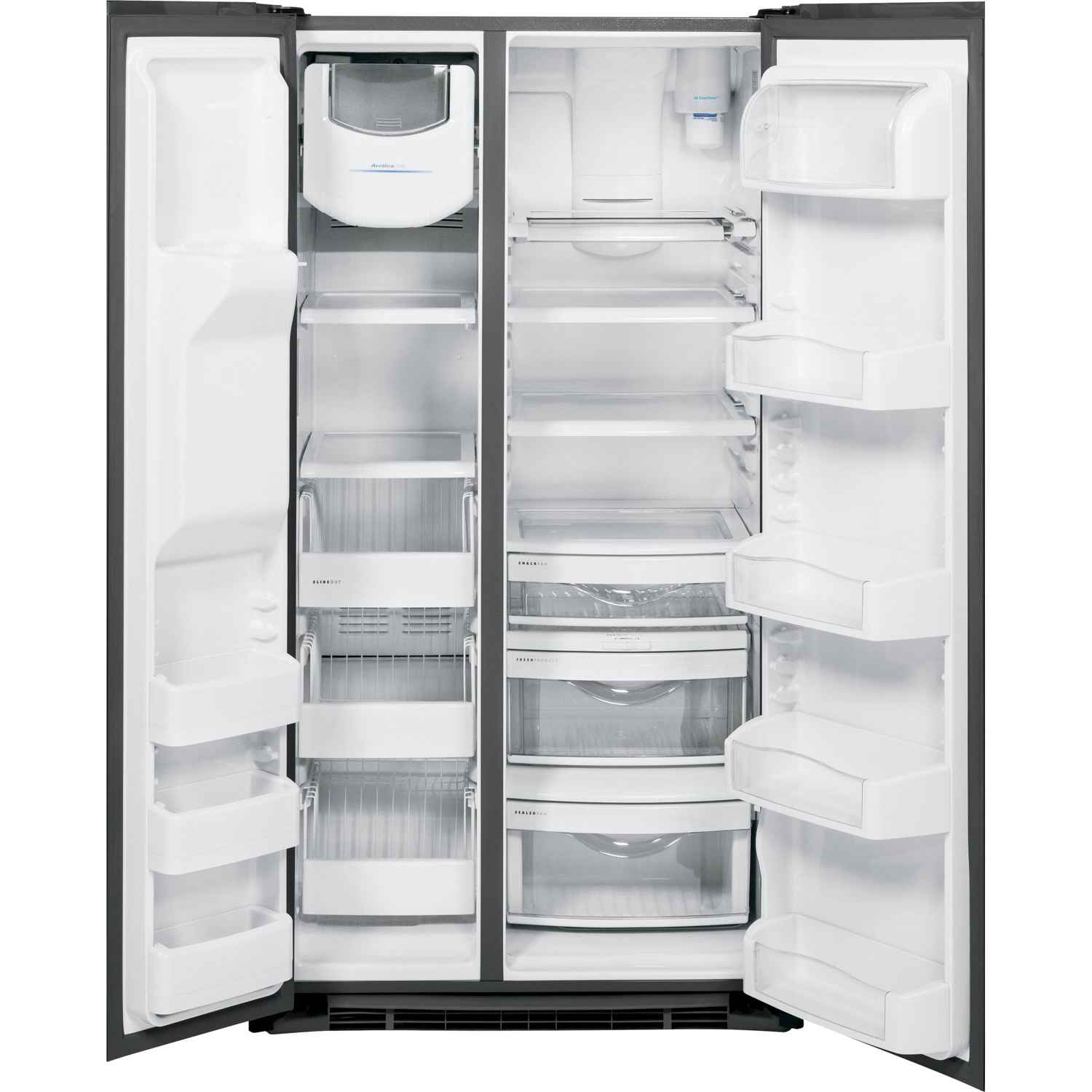 GE Profile 36-inch Side-by-Side Refrigerator with Ice and Water Dispenser
