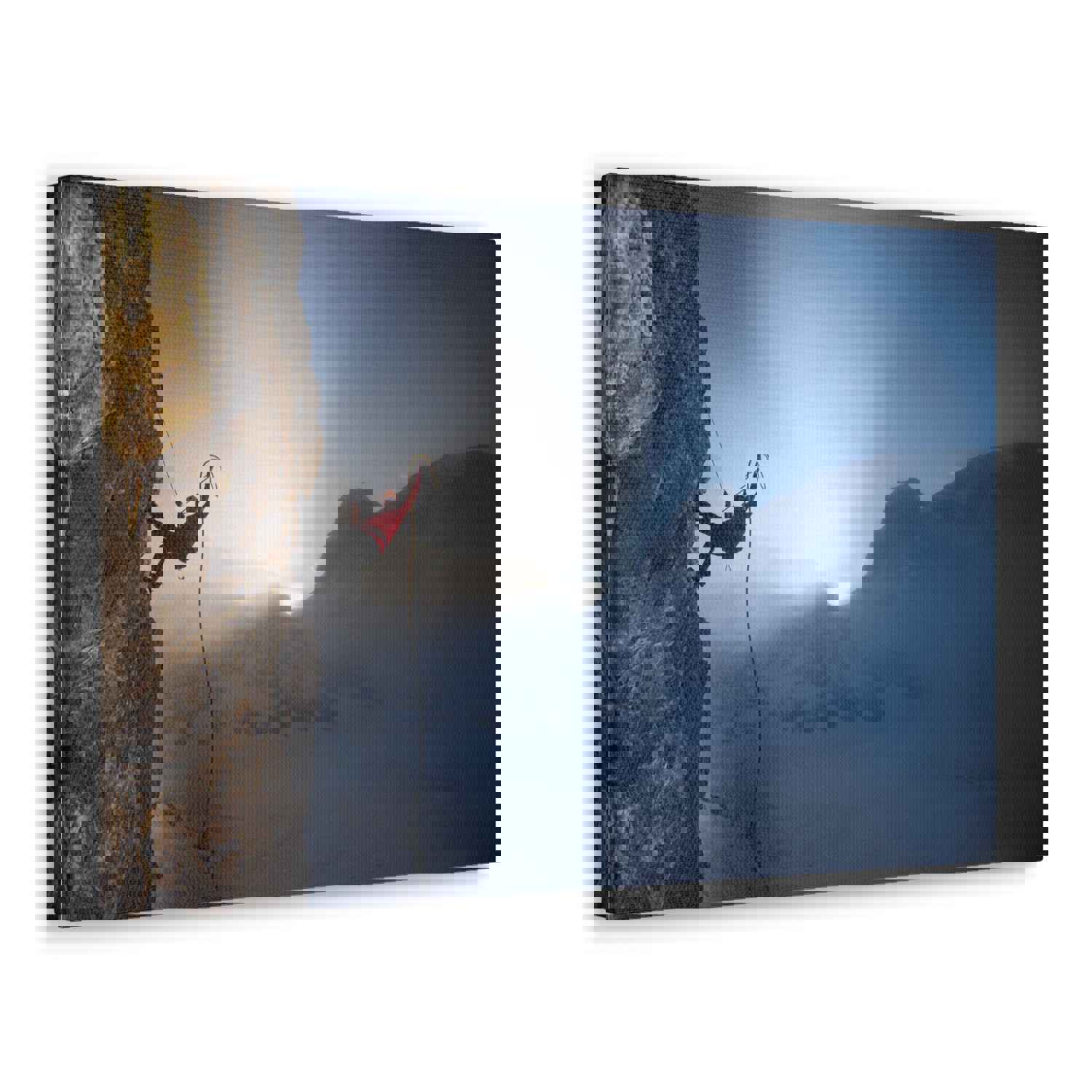 Premium Mountain Rock Climbing Nature Wilderness Photography Canvas Wall Art