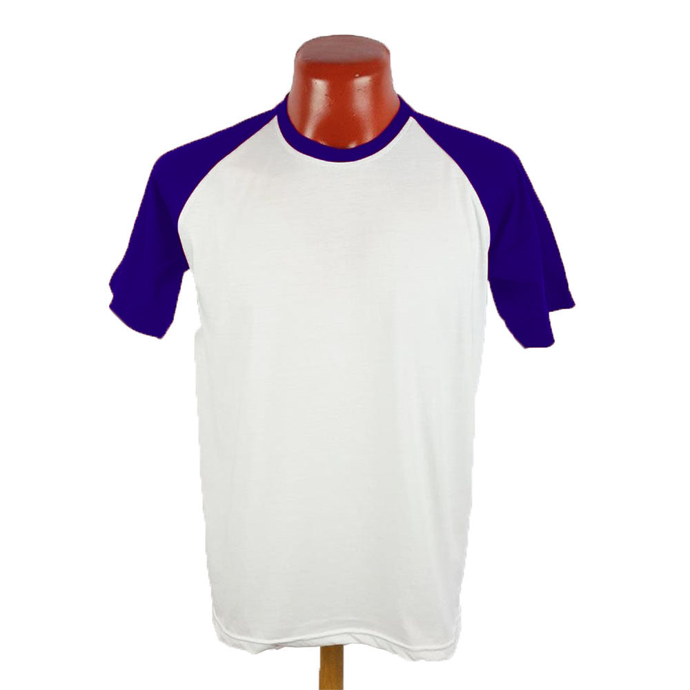 TKO4 Personalised Unisex Baseball Raglan Short Sleeve Longline T Shirt