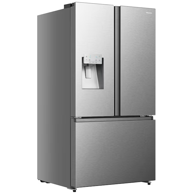 Hisense 25.4-cu ft French Door Refrigerator with Dual Ice Maker and Water Dispenser