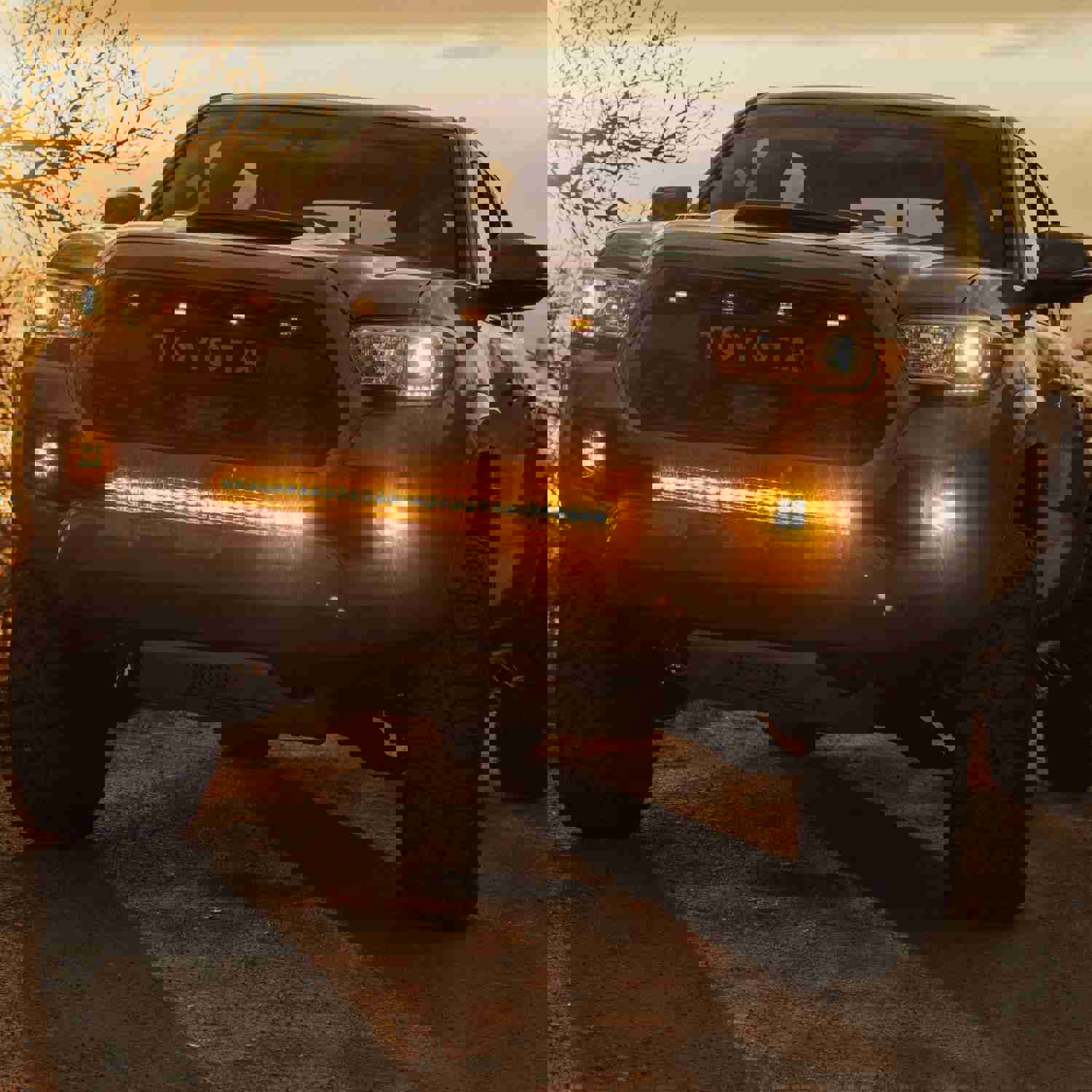 Heretic Toyota Tacoma 30 Inch Amber Lens LED Light Bar