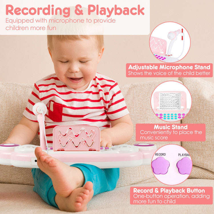 Costway 37-key Kids Electronic Piano Keyboard Playset