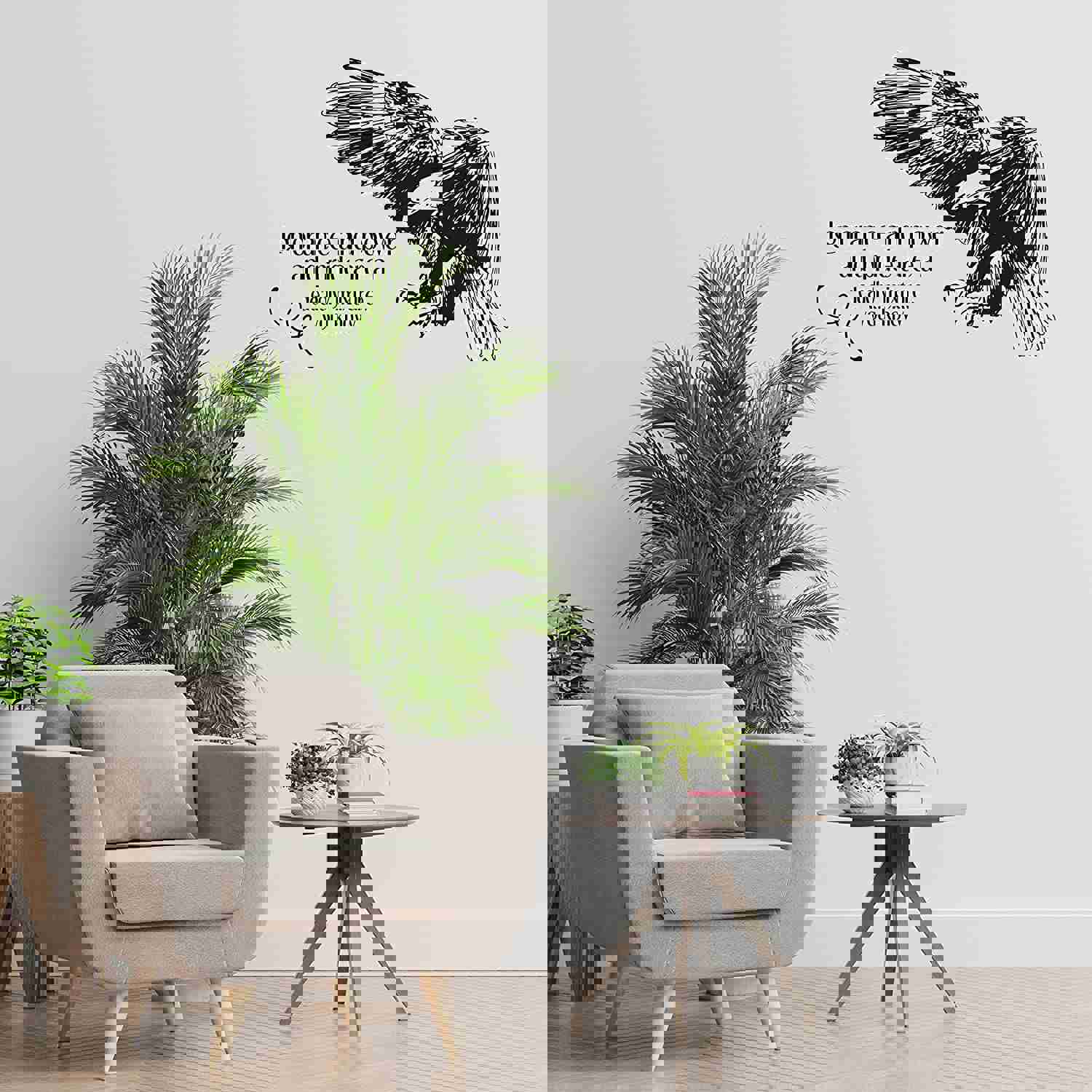 Animal Life Quote Vinyl Wall Sticker Decal - Ignorance Eagle Bird Motivation Quote