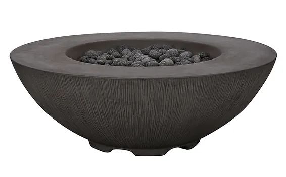 PyroMania Shangri-La 41 Round Charcoal Outdoor Natural Gas Fire Pit Table