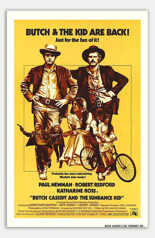 Butch Cassidy and the Sundance Kid - 11 x 17 Movie Poster (Reprint, 1969)