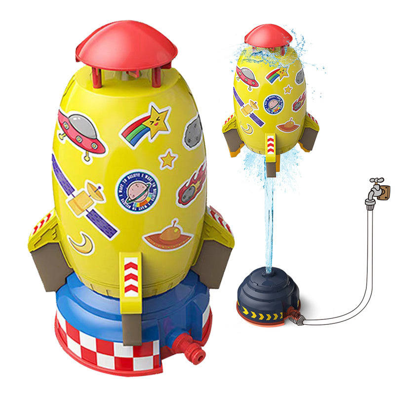 Rocket Launcher Toys for Kids - Outdoor Water Pressure Sprinkler Toy