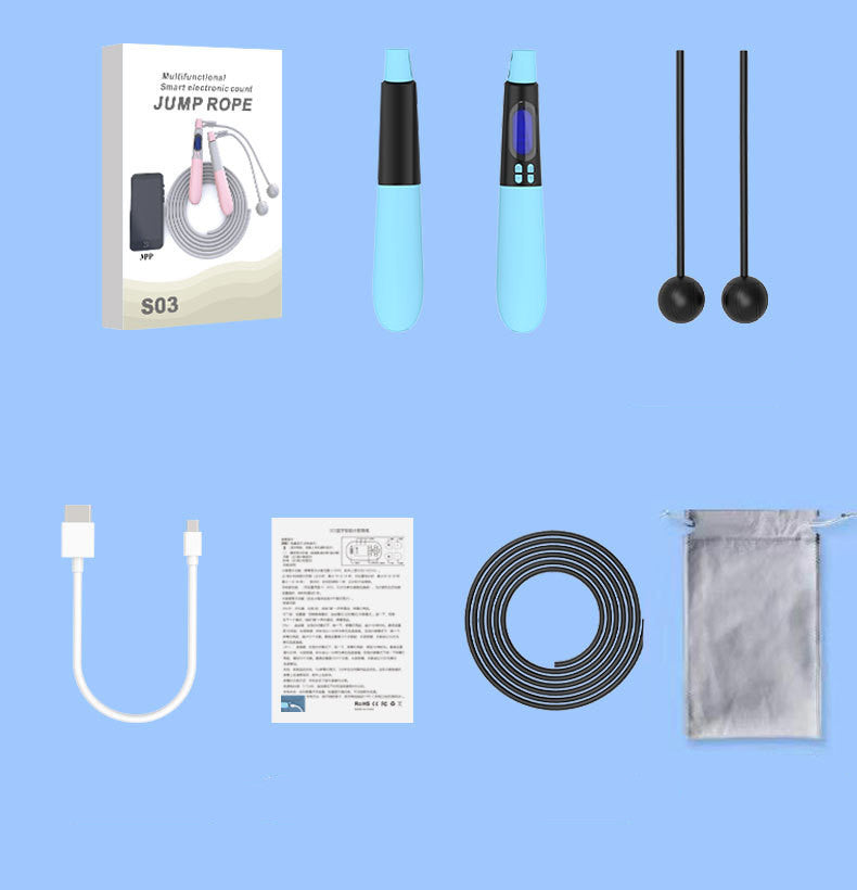 Wireless Electronic Counting Skipping Rope for Fitness & Exercise