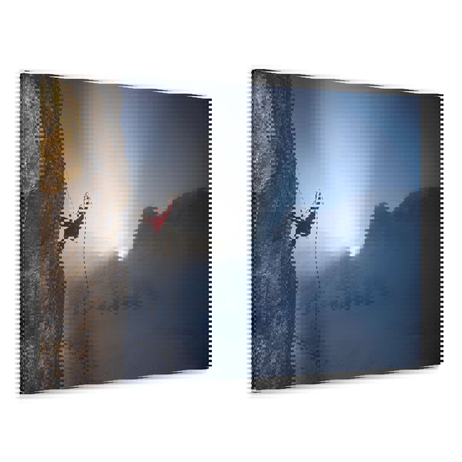 Premium Mountain Rock Climbing Nature Wilderness Photography Canvas Wall Art