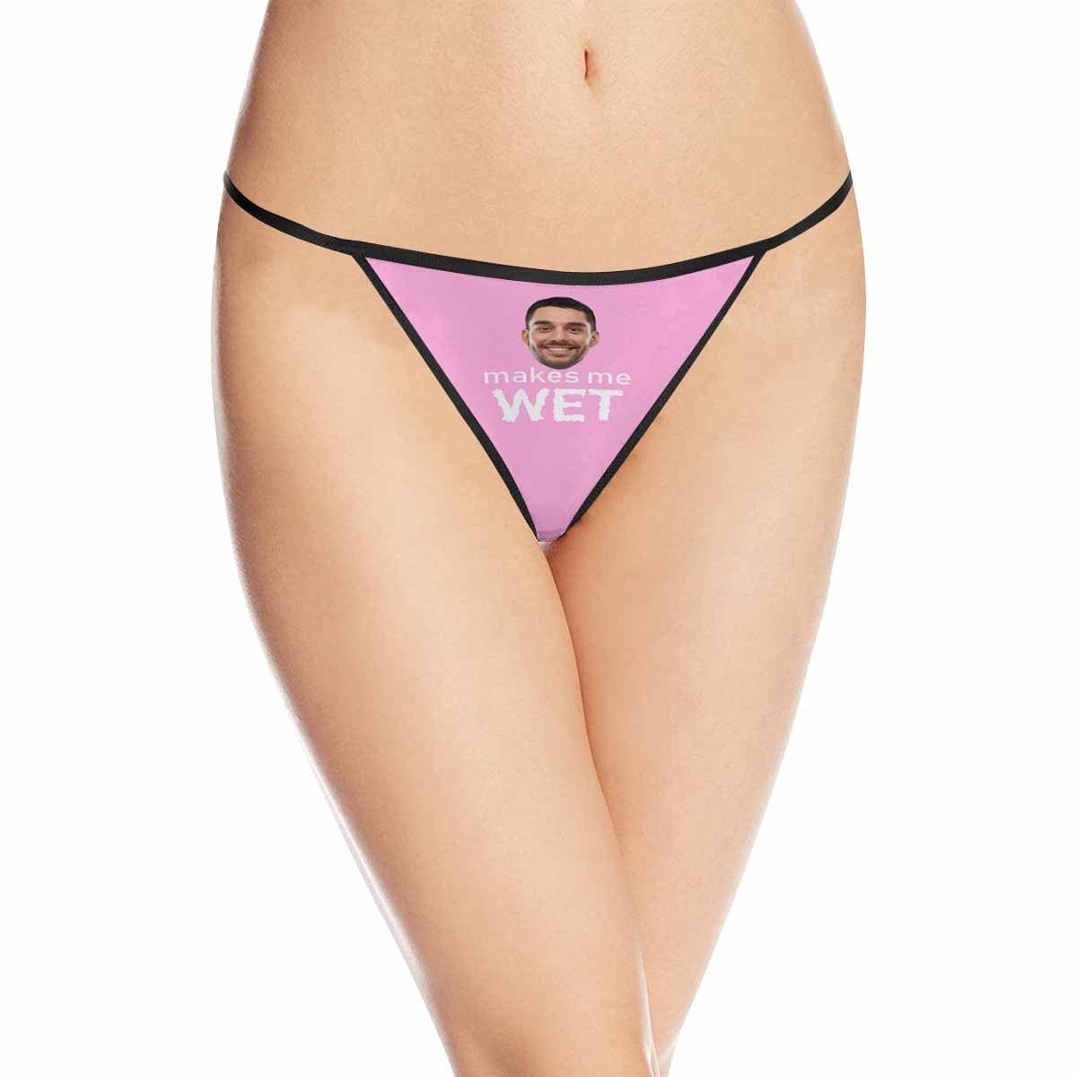 Custom Face Thongs Underwear - Personalized Womens G-String Panties