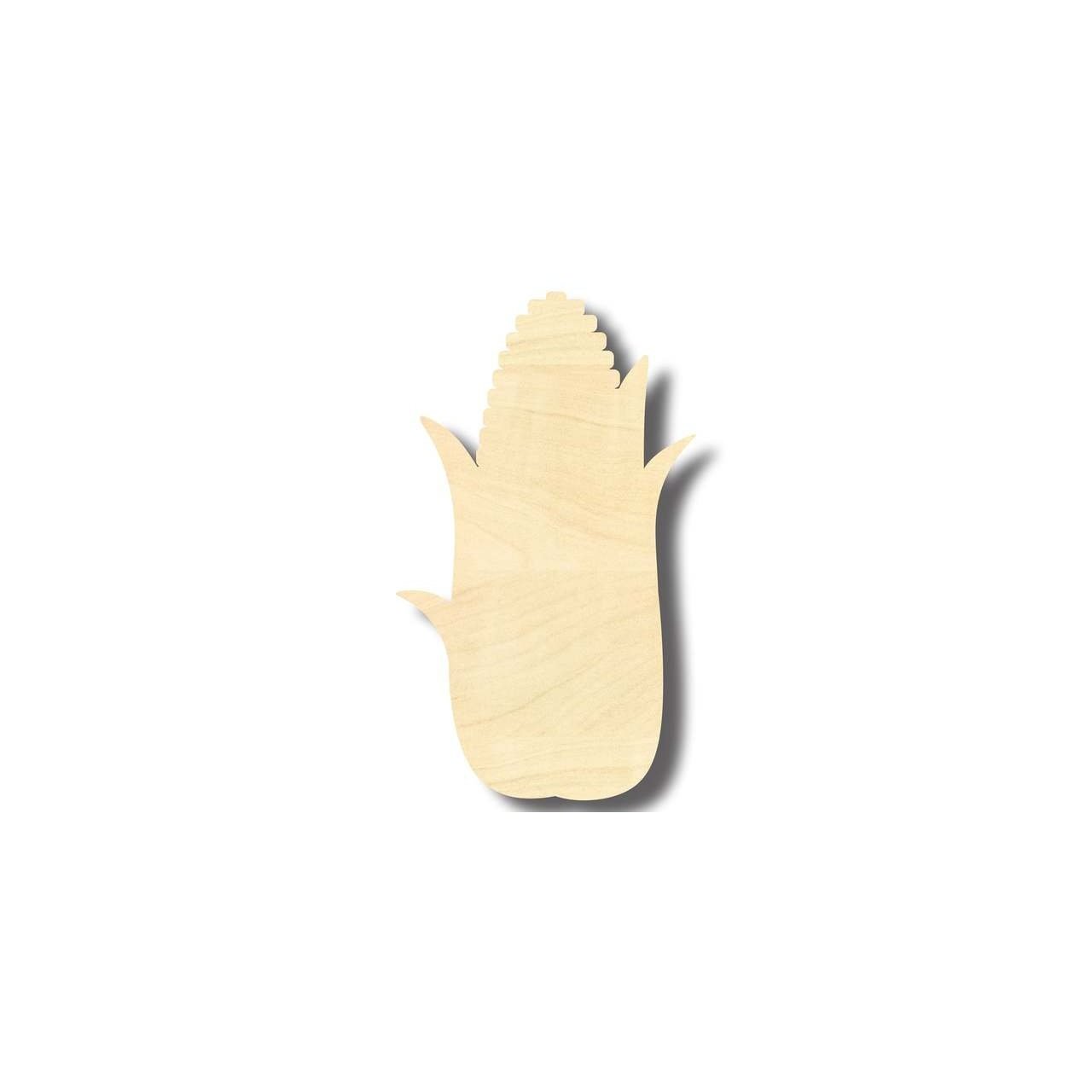 Unfinished Wood Corn Shape for DIY Crafts - Fall Kitchen Decor