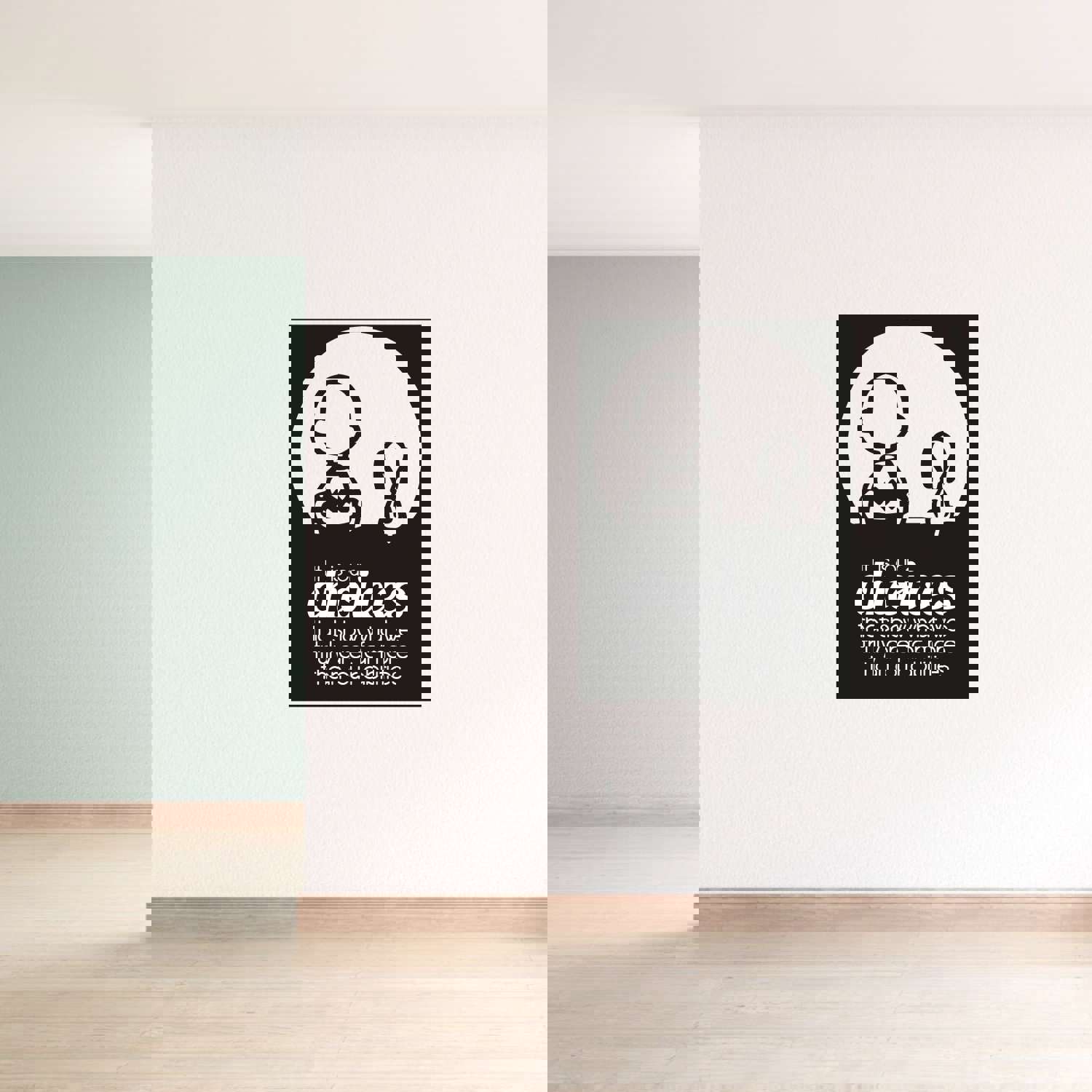 Snoopy Vinyl Wall Art Sticker Decal - It Is Our Choices That Show What We Truly Are