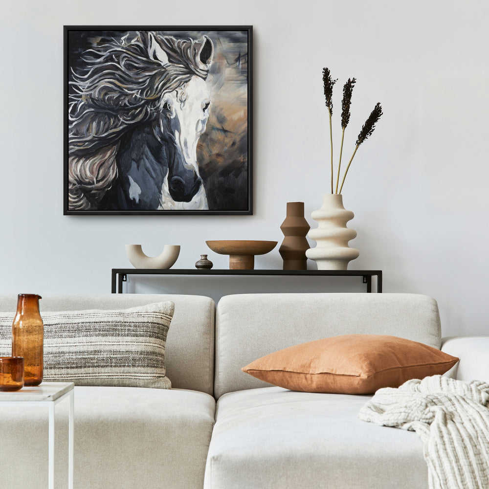 Front Wild Horse Fine Art Gallery Wrapped Canvas 24x36