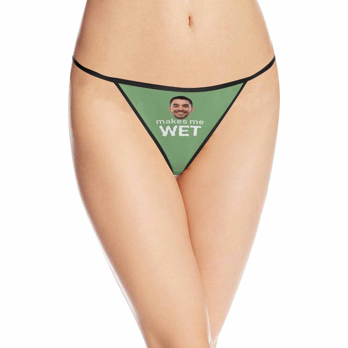 Custom Face Thongs Underwear - Personalized Womens G-String Panties