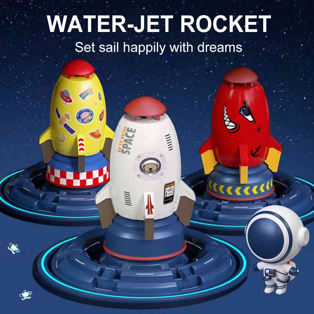 Rocket Launcher Toys for Kids - Outdoor Water Pressure Sprinkler Toy