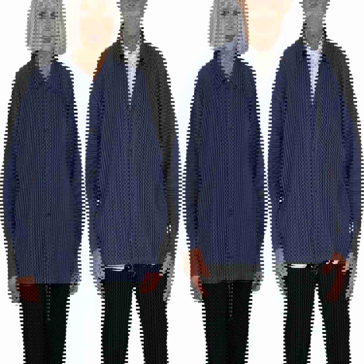 MC FEBRUARY BUTTON JACKET - Unisex Snap Front Jacket