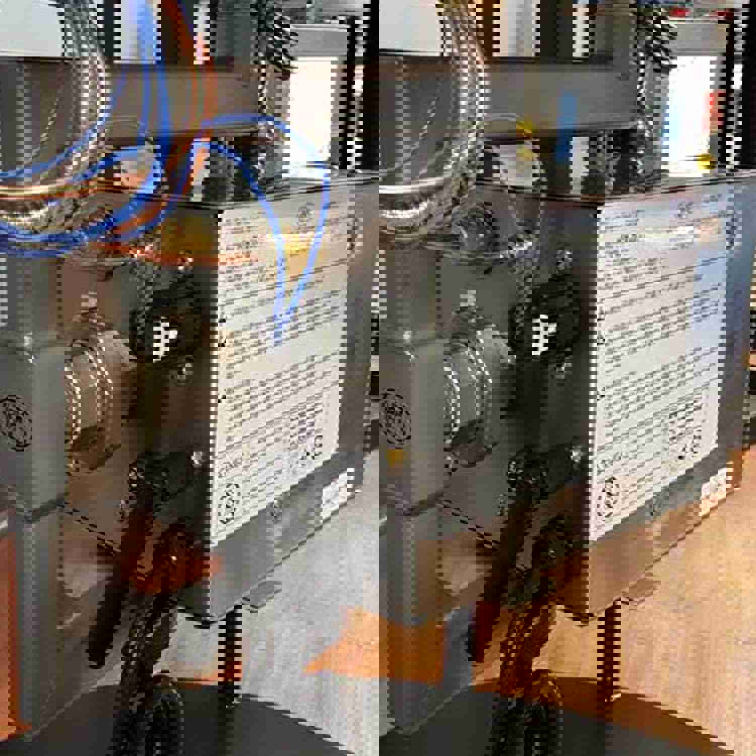 HPC Fire Electronic Ignition Gas Fire Pit Kit with Rectangular Bowl Pan