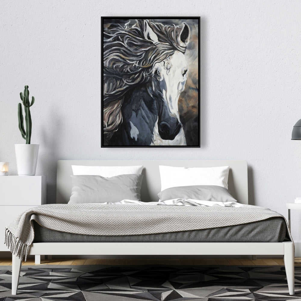 Front Wild Horse Fine Art Gallery Wrapped Canvas 24x36