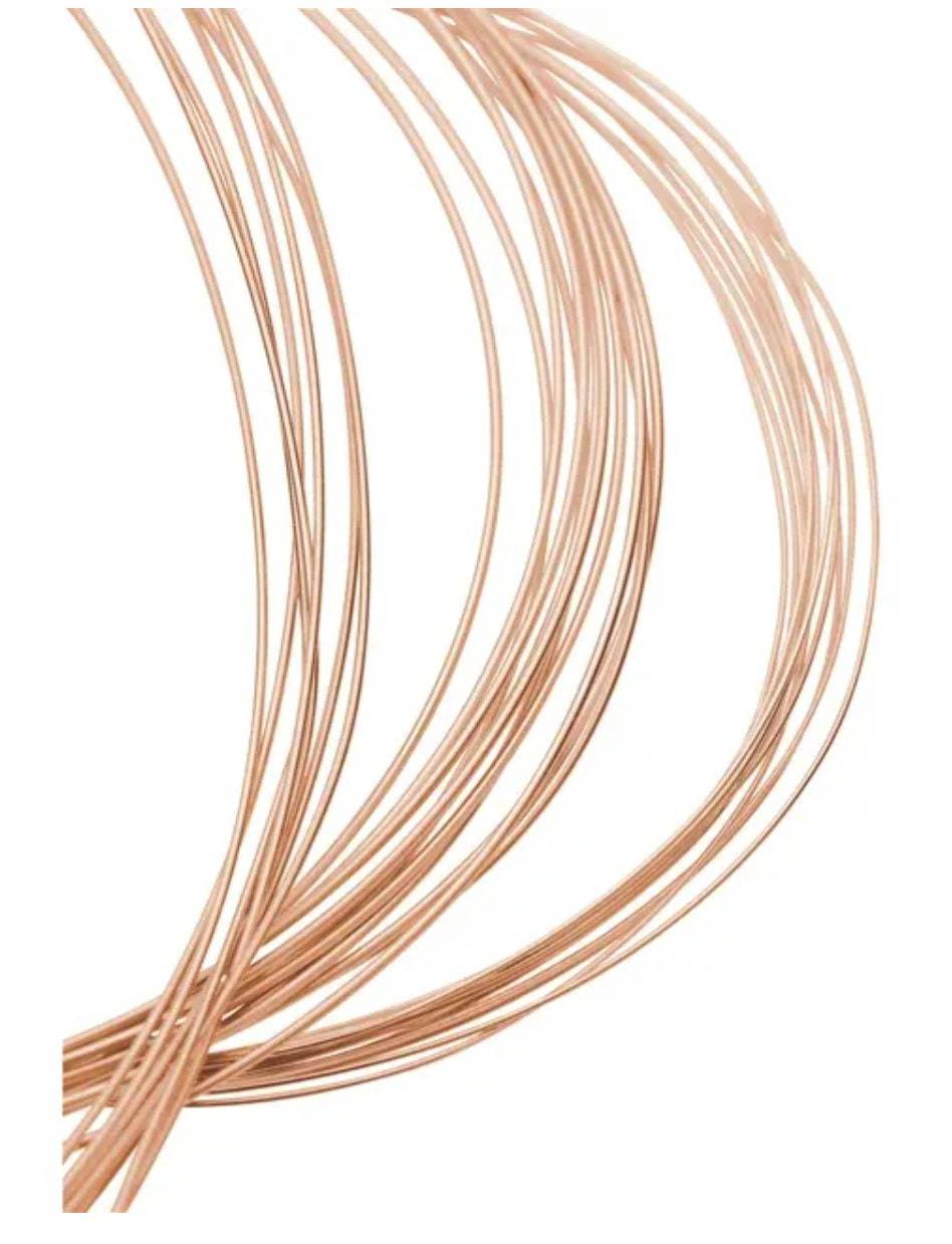 Solid 14K Gold Dead Soft Round Wire for Jewelry Making & Crafts