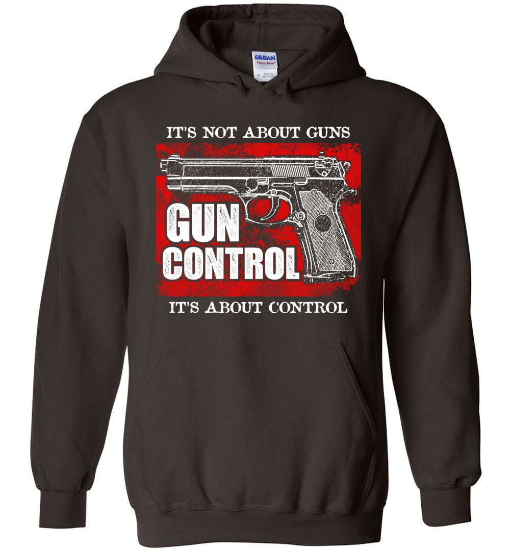 Gun Control. It's Not About Guns, It's About Control Men's Hoodie