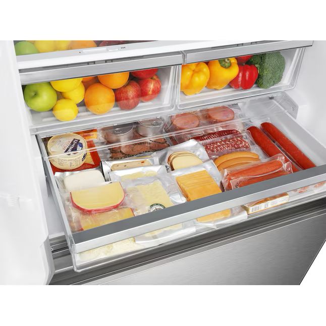 Hisense 25.4-cu ft French Door Refrigerator with Dual Ice Maker and Water Dispenser