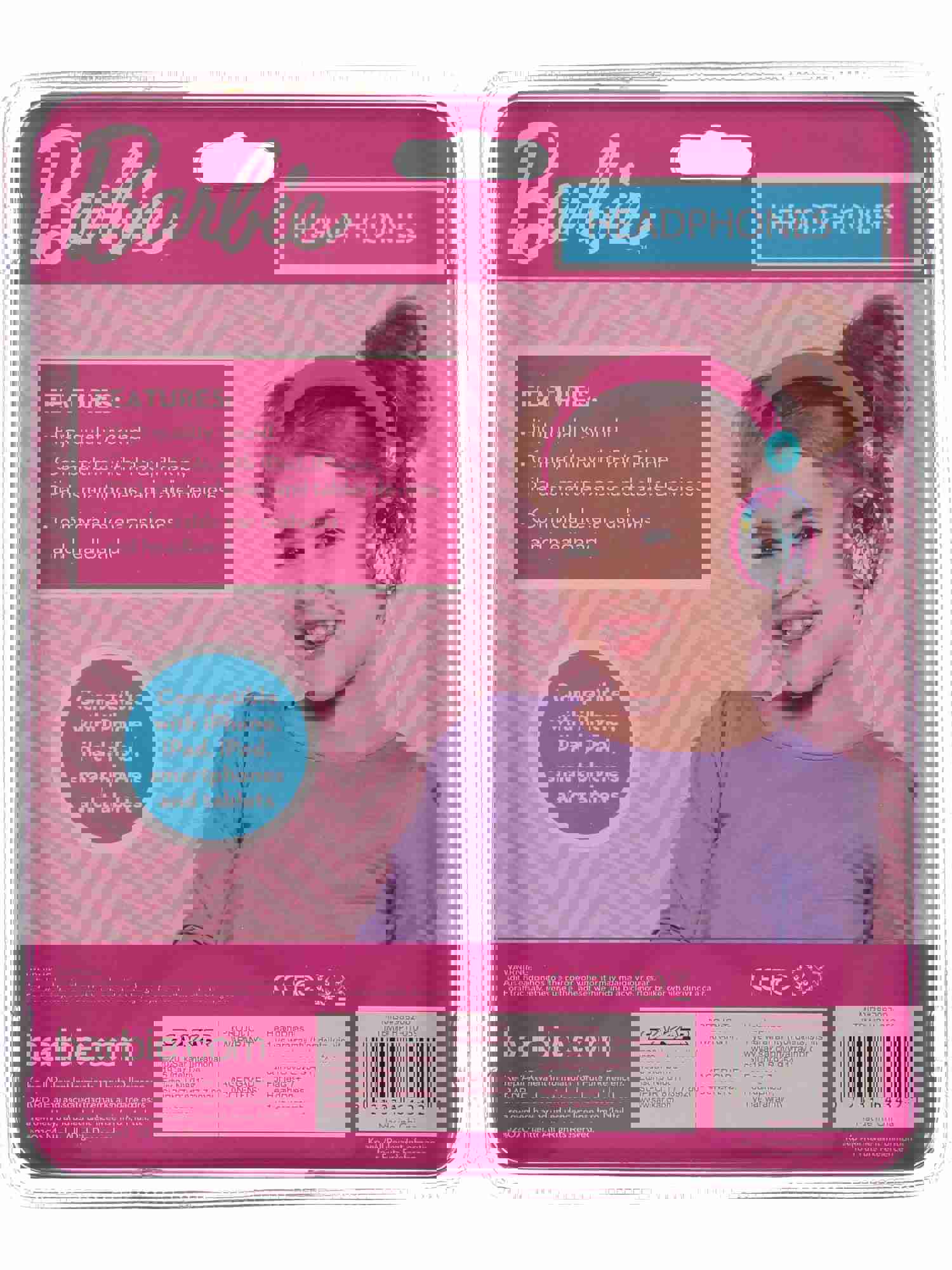 Barbie Over The Ear Headphones with Volume Limiting Technology