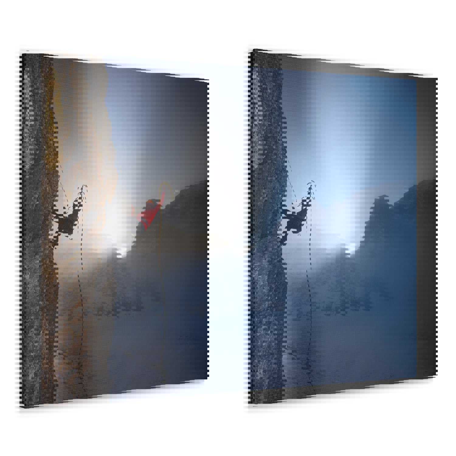 Premium Mountain Rock Climbing Nature Wilderness Photography Canvas Wall Art