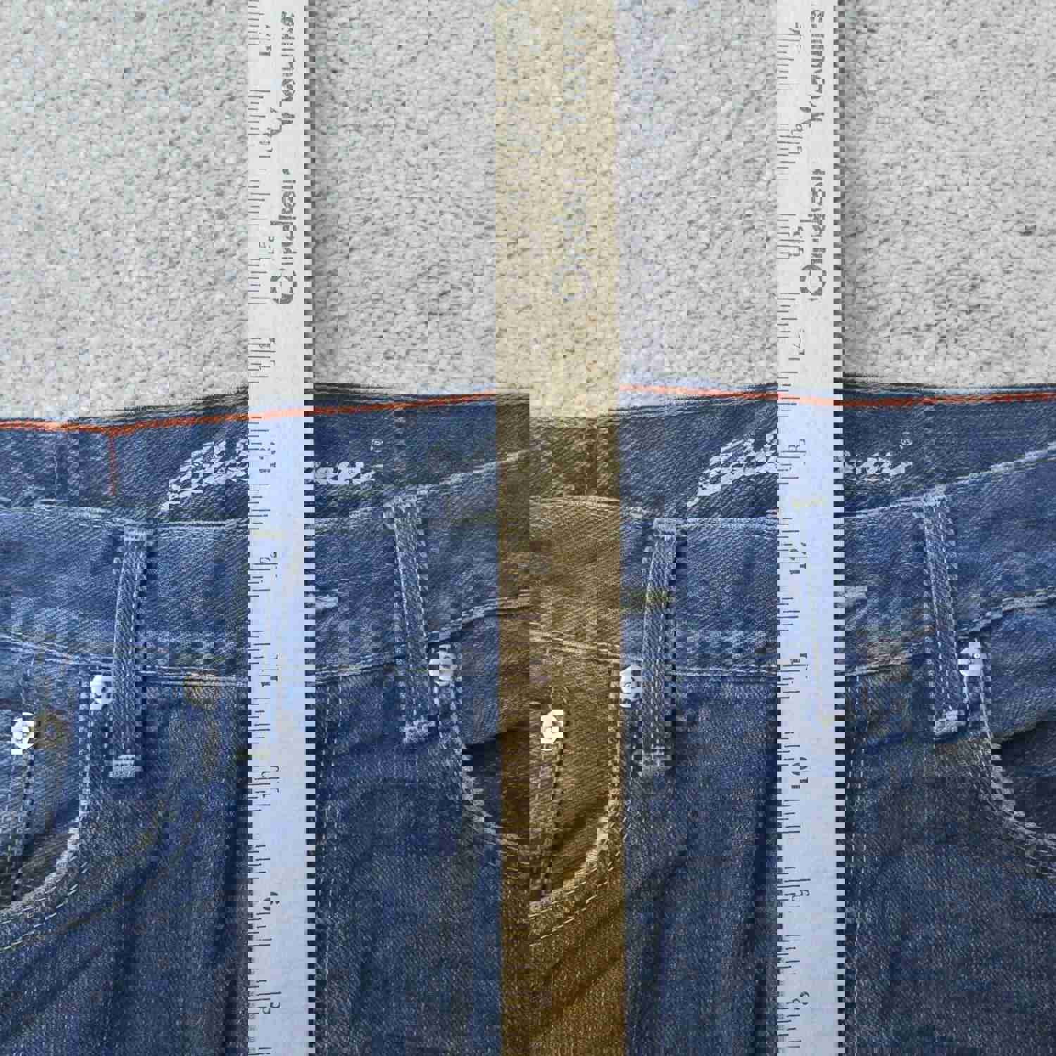 Eddie Bauer Men's Blue Denim Straight Leg Jeans W34XL34 High Rise Outdoor Workwear