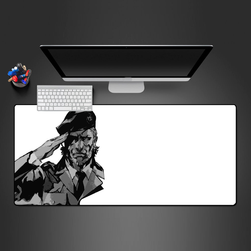 Solid Snake Design Gaming Mouse Pad - M-XXL Size for Computer Desk