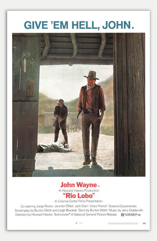Rio Lobo - 11 x 17 Movie Poster (1971 Reprint)