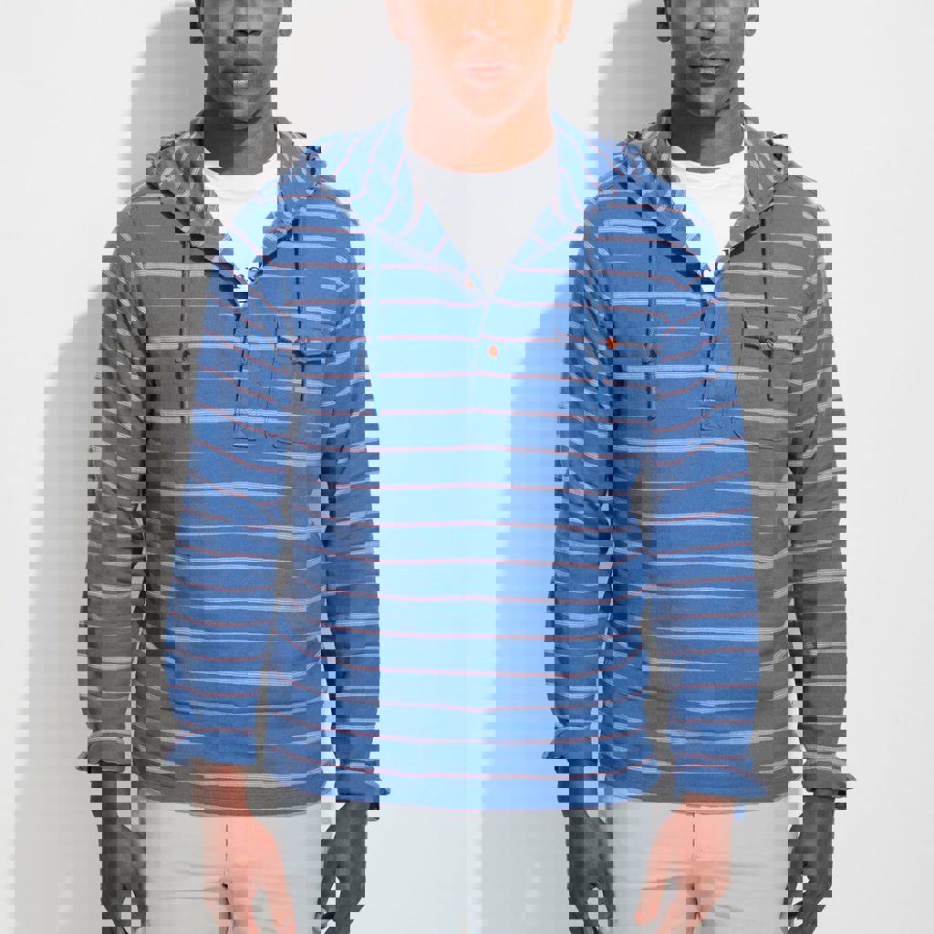 Terraplane Beach Hoodie by Vineyard Vines - Slim Fit Linen Blend