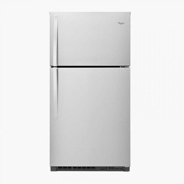 Whirlpool Top Mount Refrigerator with Ice Maker 22 cu ft Gray